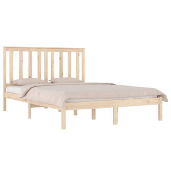 vidaXL Bedframe massief grenenhout 120x200 cm