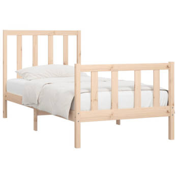 vidaXL Bedframe massief hout 90x200 cm