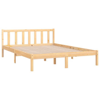 vidaXL Bedframe massief grenenhout 120x200 cm