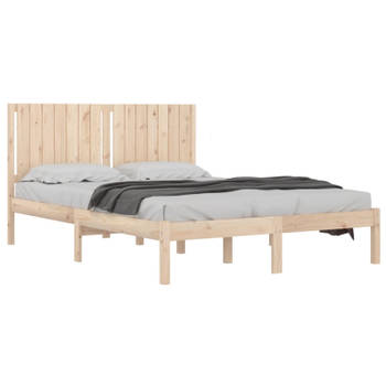 vidaXL Bedframe massief grenenhout 160x200 cm