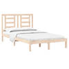 vidaXL Bedframe massief hout 120x190 cm