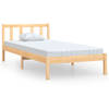 vidaXL Bedframe massief grenenhout 90x190 cm