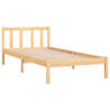 vidaXL Bedframe massief grenenhout 90x190 cm