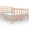 vidaXL Bedframe massief grenenhout 140x190 cm