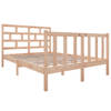 vidaXL Bedframe massief grenenhout 140x190 cm