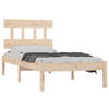 vidaXL Bedframe massief hout 90x200 cm