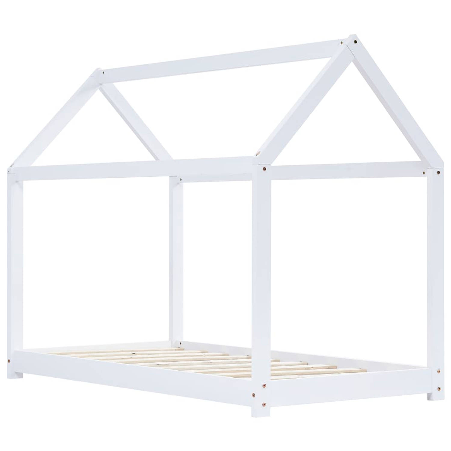 The Living Store Boomhut Bedframe - 166 x 88 x 131.5 cm - Massief grenenhout - Geschikt voor matras van 80 x 160 cm