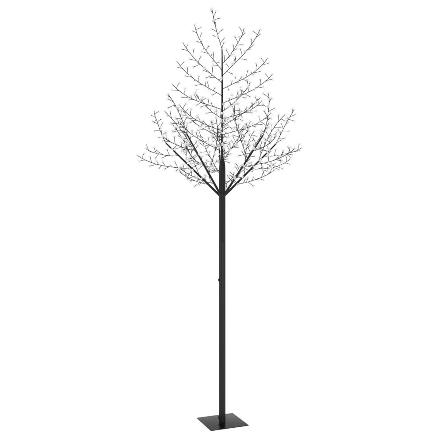 vidaXL Kerstboom 600 LED's warm wit licht kersenbloesem 300 cm