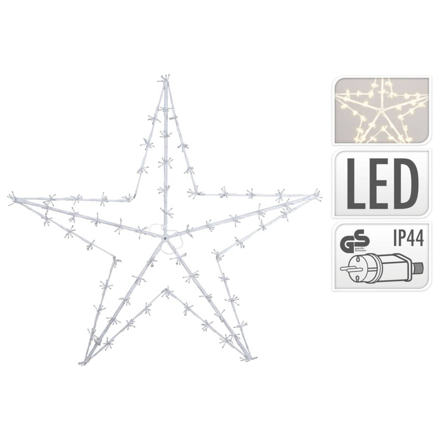 Ambiance Kerstverlichting met 520 LED&apos;s ster 150 cm