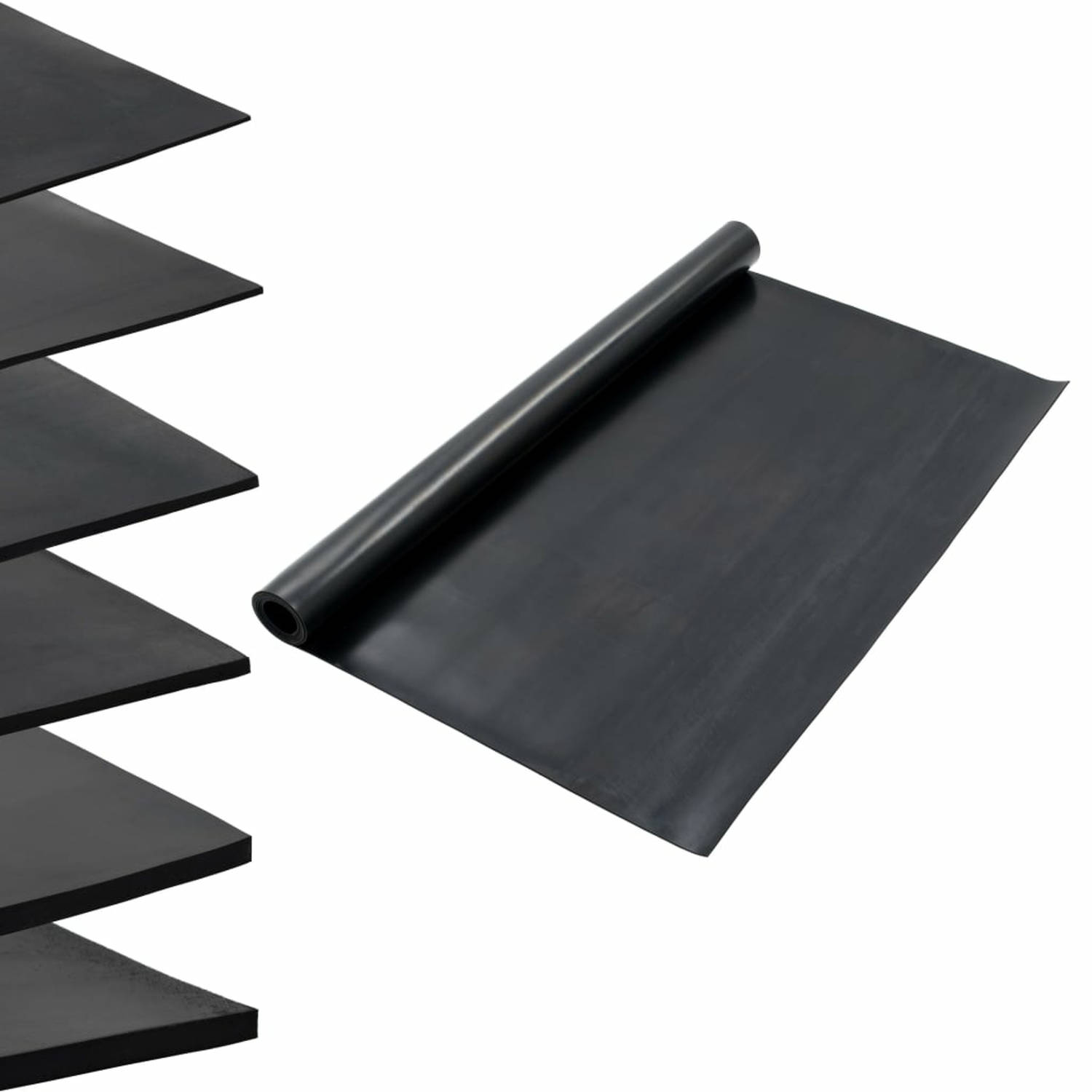 vidaXL Vloermat anti-slip 3 mm 1,2x2 m rubber glad