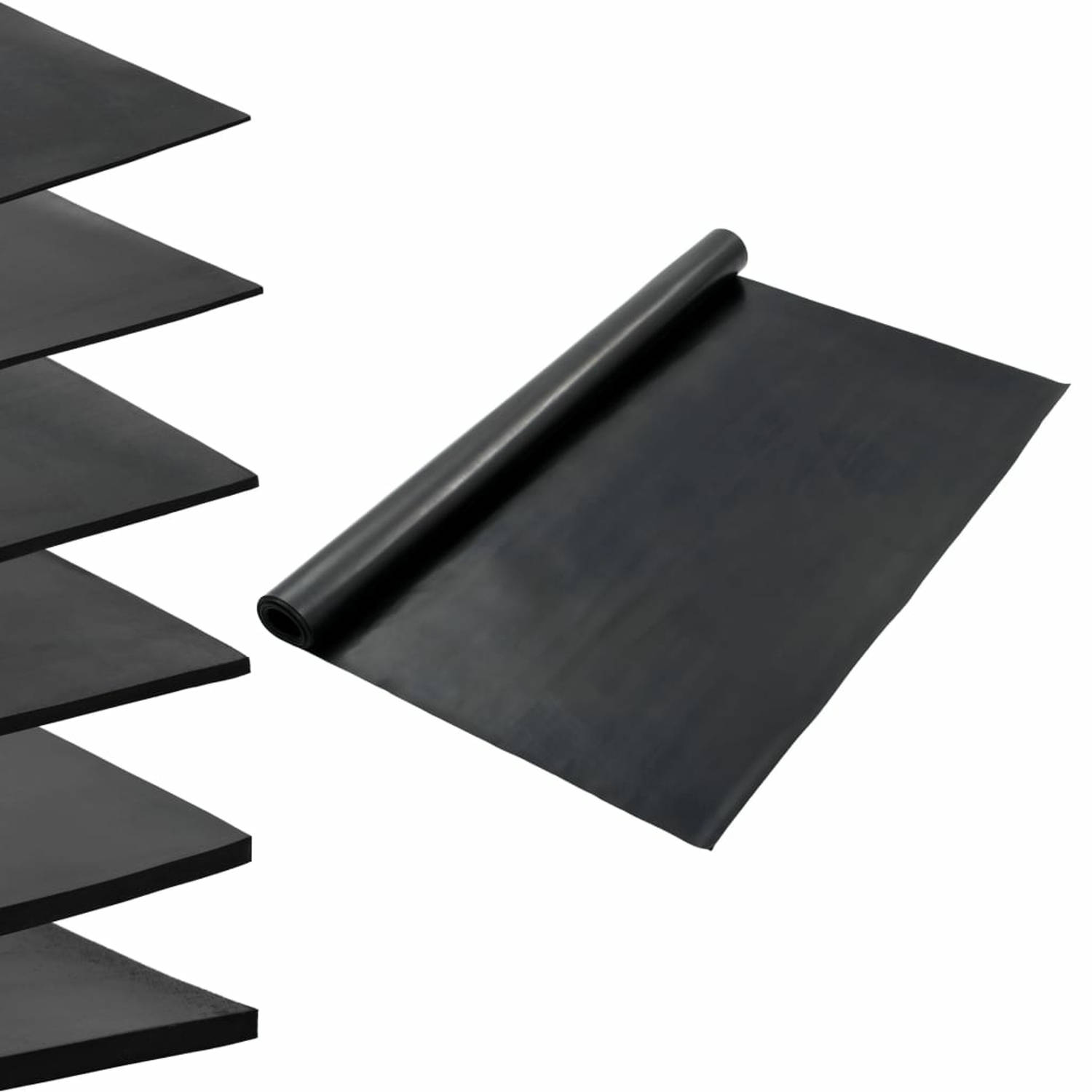 vidaXL Vloermat anti-slip 1 mm 1,2x2 m rubber glad
