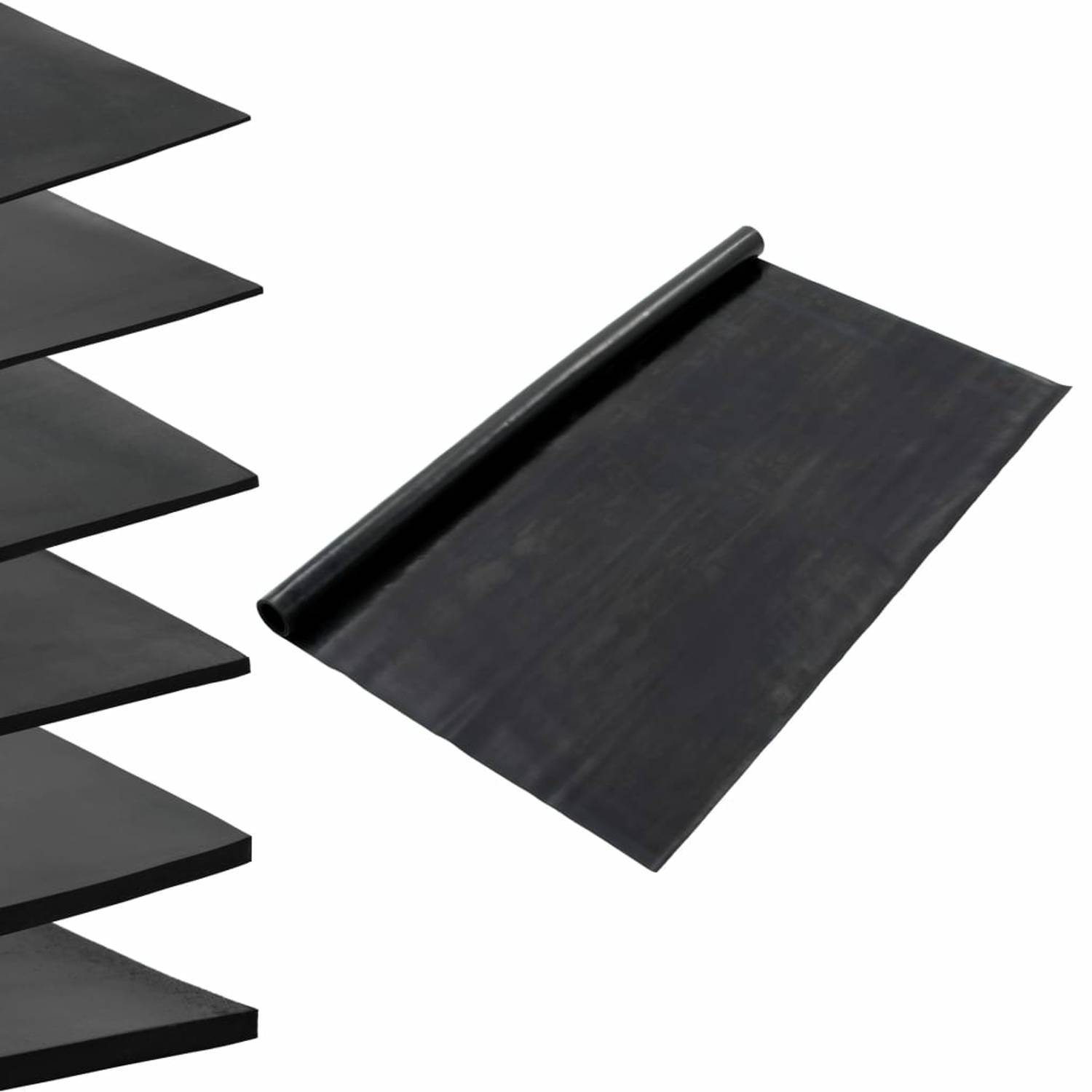 vidaXL Vloermat anti-slip 1 mm 1,2x5 m rubber glad