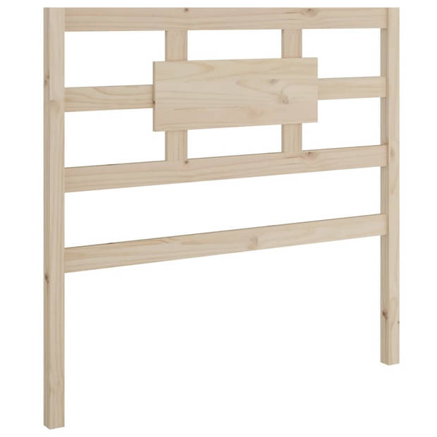 vidaXL Bedframe massief hout 75x190 cm