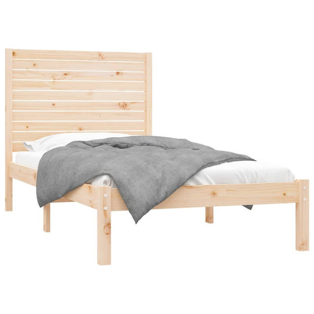 vidaXL Bedframe massief hout 100x200 cm