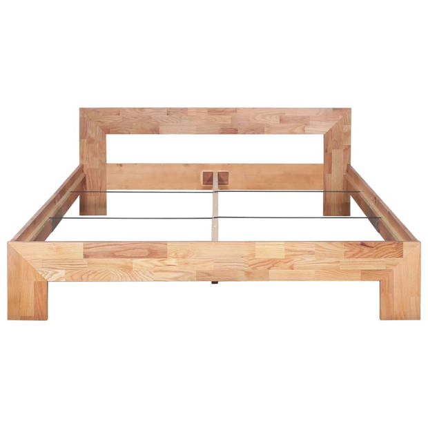 vidaXL Bedframe massief eikenhout 160x200 cm