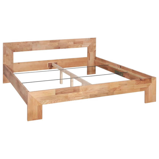 vidaXL Bedframe massief eikenhout 160x200 cm