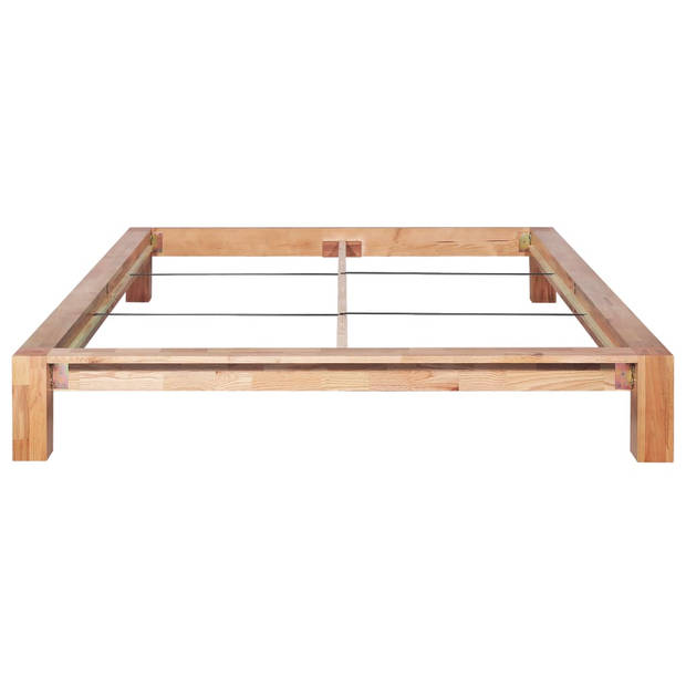 vidaXL Bedframe massief eikenhout 160x200 cm