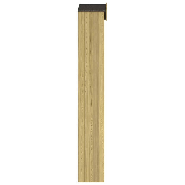 vidaXL Tuinschuur 87x33x222 cm geïmpregneerd grenenhout