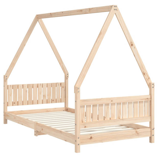 vidaXL Kinderbedframe 90x190 cm massief grenenhout