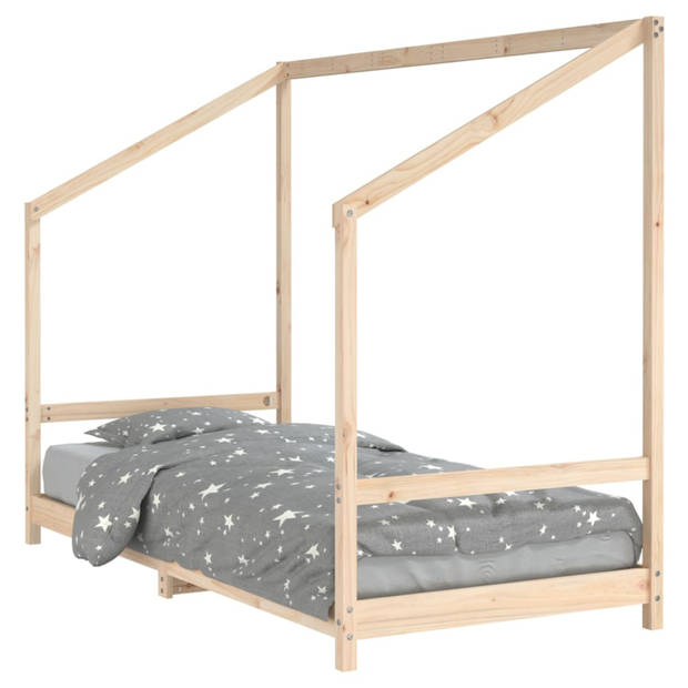 vidaXL Kinderbedframe 90x200 cm massief grenenhout