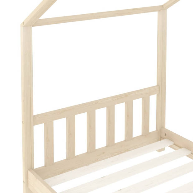 vidaXL Kinderbedframe massief grenenhout 70x140 cm