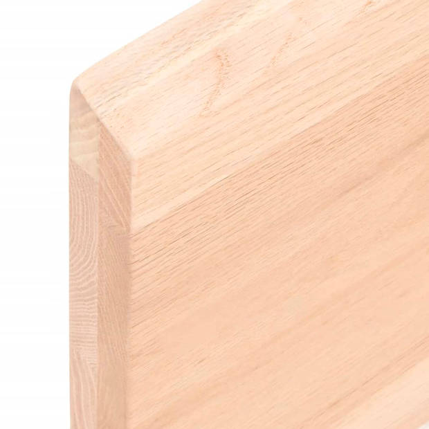 The Living Store Houten Tafelblad - DIY Plank - Tafelbladen - 160 x 40 x 4 cm - Handgemaakt - Onbehandeld Eikenhout