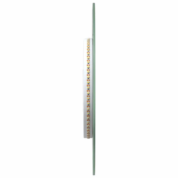 vidaXL Badkamerspiegel LED ovaal 70x30 cm
