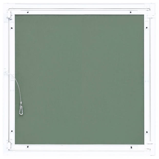 vidaXL Toegangspaneel met aluminium frame en gipsplaat 200x200 mm