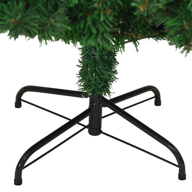 vidaXL Kunstkerstboom met dikke takken 180 cm PVC groen