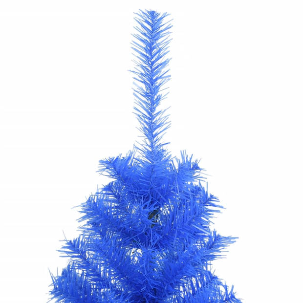 vidaXL Kunstkerstboom met standaard 150 cm PVC blauw