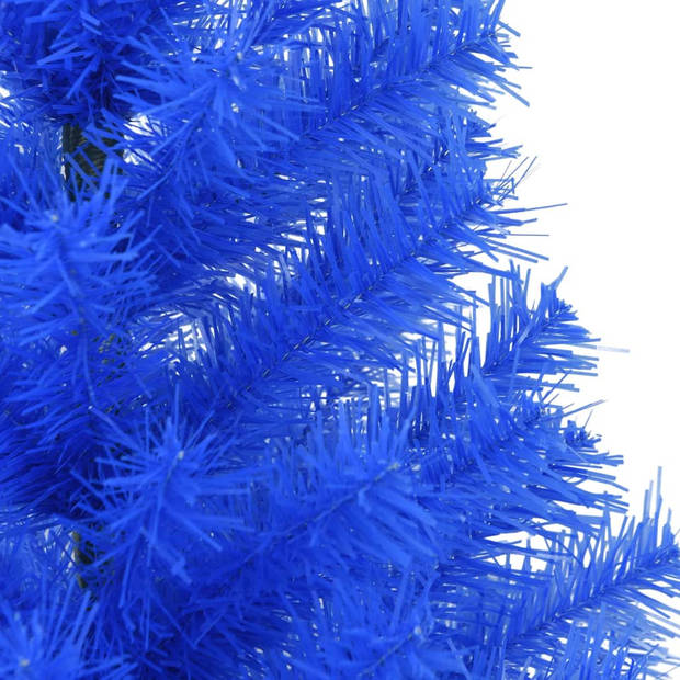 vidaXL Kunstkerstboom met standaard 150 cm PVC blauw