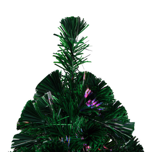 The Living Store Kunstkerstboom - Groen - 210 cm - Met 280 uiteinden - 5 kleuren lichtjes