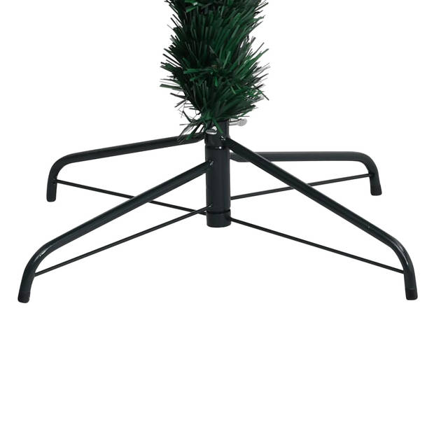 vidaXL Kunstkerstboom met standaard 150 cm glasvezel groen