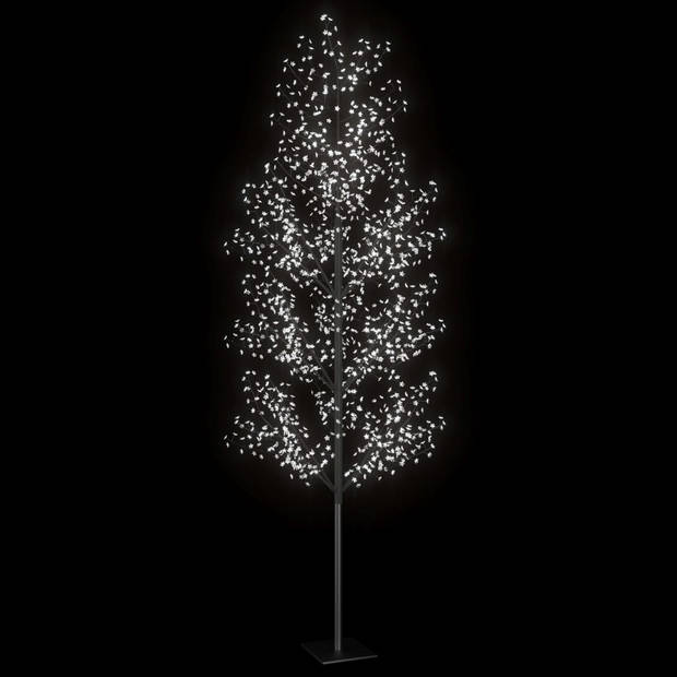 vidaXL Kerstboom 1200 LED's koudwit licht kersenbloesem 400 cm