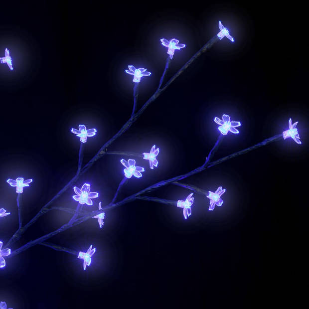 vidaXL Kerstboom 1200 LED's blauw licht kersenbloesem 400 cm