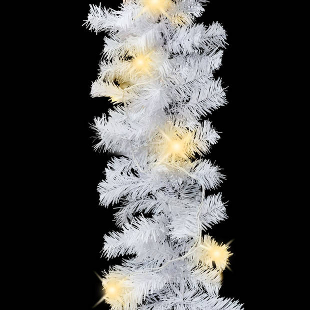 vidaXL Kerstslinger met LED-lampjes 10 m wit