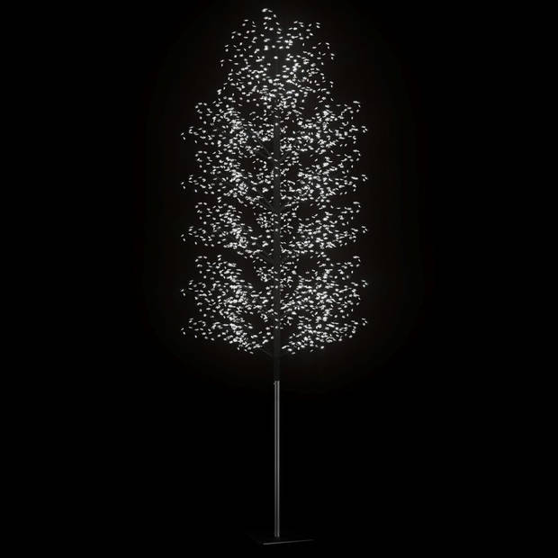 vidaXL Kerstboom 2000 LED's koudwit licht kersenbloesem 500 cm