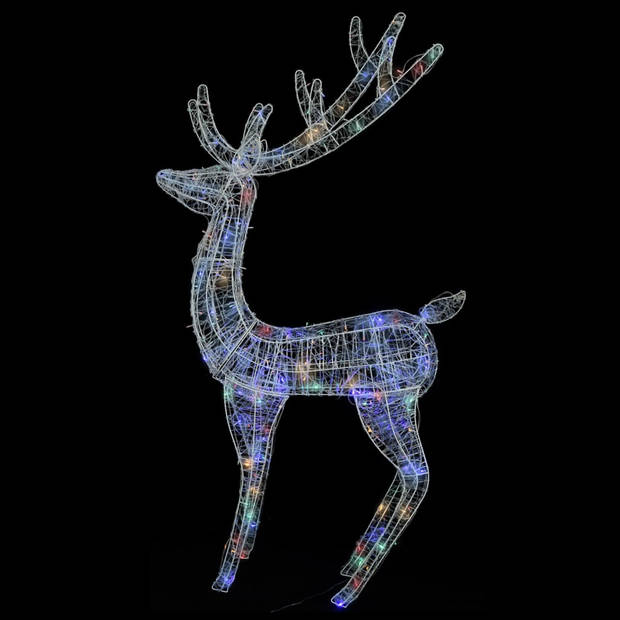 The Living Store Kerstrendier - Acryl - 96 x 40 x 180 cm - 250 LEDs - 8 lichteffecten