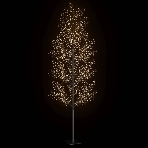 vidaXL Kerstboom 1200 LED's warmwit licht kersenbloesem 400 cm