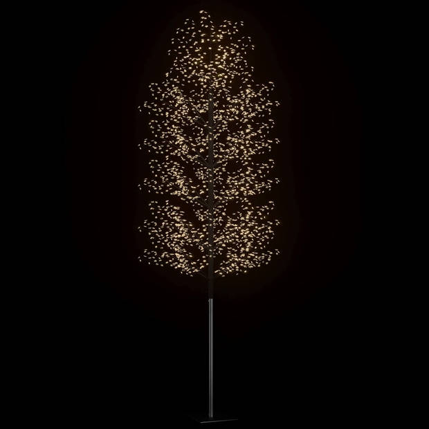 vidaXL Kerstboom 2000 LED's warmwit licht kersenbloesem 500 cm