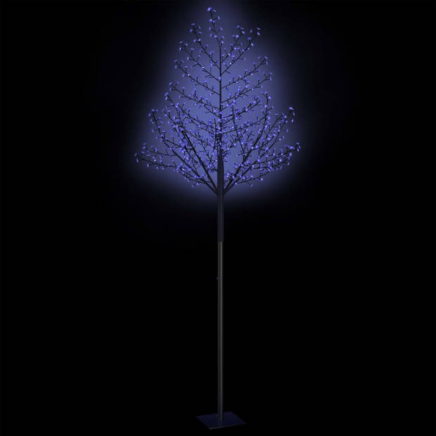 The Living Store Kunstkerstboom - Kersenbloesem 300 cm - blauw licht