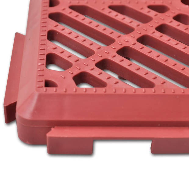 Plastic Tuintegels / Vlonder 29 x 29 cm (24 stuks)