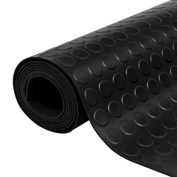 vidaXL Rubberen anti-slip vloermat 5x1m stippen