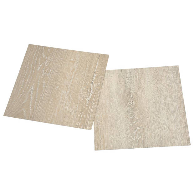 vidaXL Vloerplanken 20 st zelfklevend 1,86 m² PVC beige