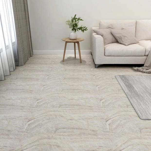 vidaXL Vloerplanken 20 st zelfklevend 1,86 m² PVC beige