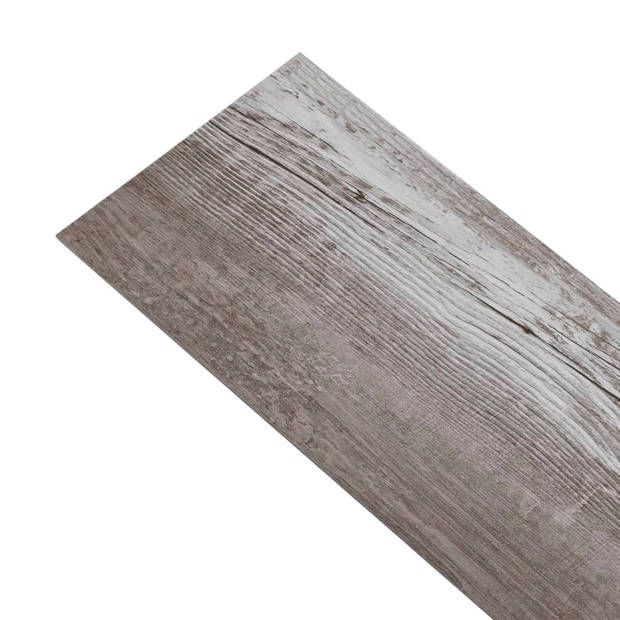 vidaXL Vloerplanken zelfklevend 5,21 mÂ² 2 mm PVC mat houtbruin