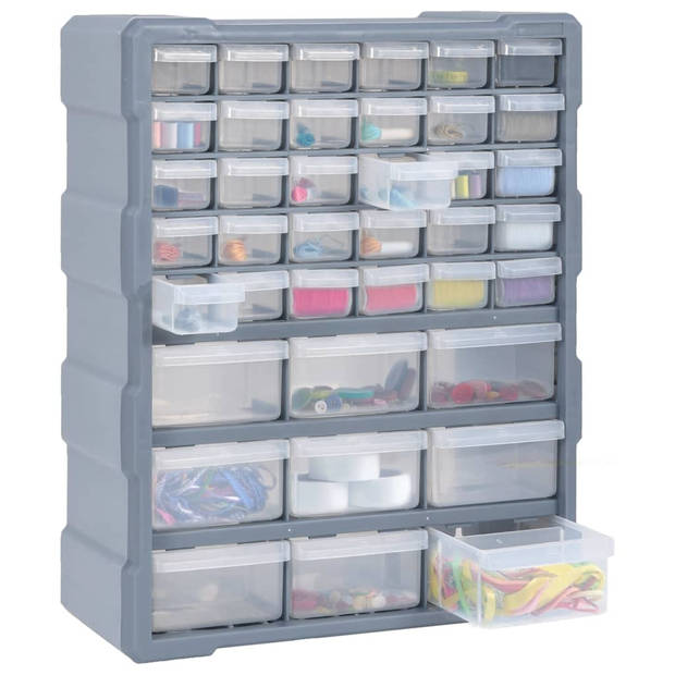 vidaXL Organiser met 39 lades 38x16x47 cm