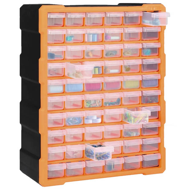 vidaXL Organiser met 60 lades 38x16x47,5 cm