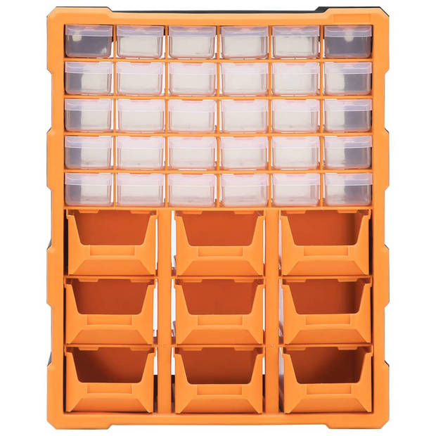 vidaXL Organiser met 39 lades 38x16x47 cm