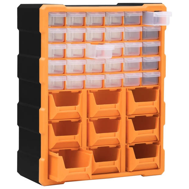 vidaXL Organiser met 39 lades 38x16x47 cm